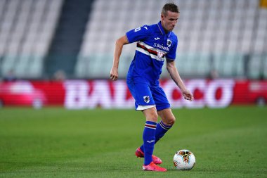 Torino (İtalya) 26 Temmuz 2020. İtalyan Serisi A. Juventus Fc, Uc Sampdoria 'ya karşı. Uc Sampdoria 'dan Jakub Jankto .   
