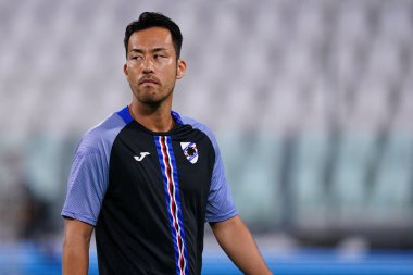 Torino (İtalya) 26 Temmuz 2020. İtalyan Serisi A. Juventus Fc, Uc Sampdoria 'ya karşı. Uc Sampdoria 'dan Maya Yoshida .   