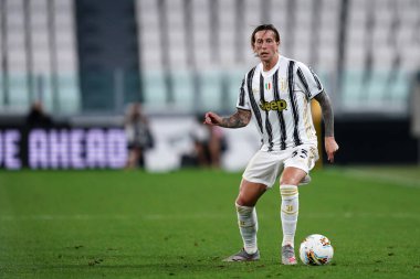 Torino (İtalya) 01 Ağustos 2020. İtalyan Serisi A. Juventus Fc Roma 'ya karşı. Juventus FC 'den Federico Bernardeschi .