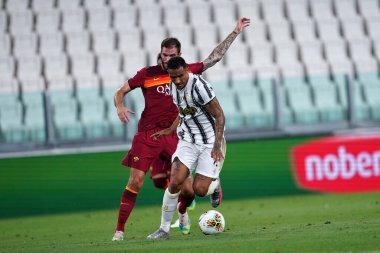 Torino (İtalya) 01 Ağustos 2020. İtalyan Serisi A. Juventus Fc Roma 'ya karşı. Juventus FC 'den Danilo Da Silva .   