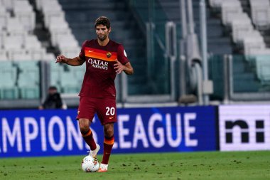 Torino (İtalya) 01 Ağustos 2020. İtalyan Serisi A. Juventus Fc Roma 'ya karşı. Romanlardan Federico Fazio.