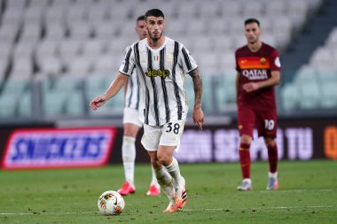 Torino (İtalya) 01 Ağustos 2020. İtalyan Serisi A. Juventus Fc Roma 'ya karşı. Juventus FC 'den Simone Muratore .   