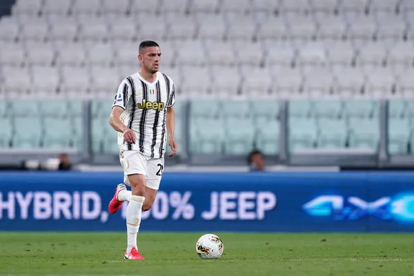 Torino Italia Agosto 2020 Serie Juventus Roma Merih Demiral Della — Foto Stock