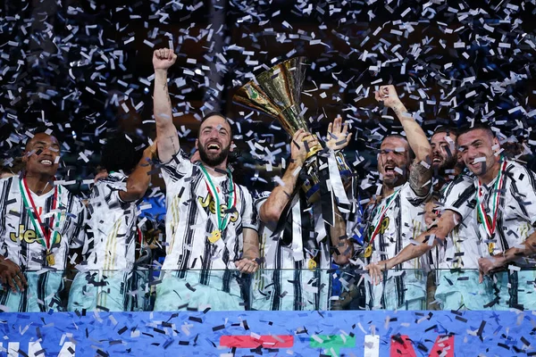 Torino Italië 01Ste Augustus 2020 Italiaanse Serie Juventus Roma Juventus — Stockfoto