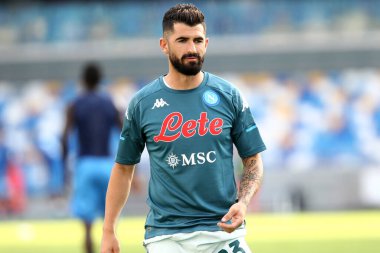 Ssc Napoli 'den Elseid Hysaj Ssc Napoli ve Pescara Calcio arasında oynanan dostluk maçında 