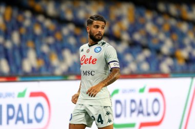 Ssc Napoli 'den Lorenzo Insigne, Ssc Napoli ve Pescara Calcio arasında oynanan dostluk maçı sırasında 