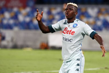 Ssc Napoli 'den Victor Osimhen Ssc Napoli ve Pescara Calcio arasında oynanan dostluk maçında