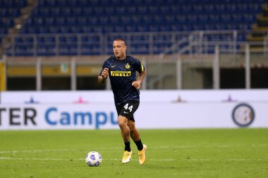 Milano, İtalya. 19 Eylül 2020. Dostça bir maç. Fc Internazionale, Pisa Uc 'a karşı. FC Internazionale ile Pisa Sc arasında oynanan dostluk karşılaşmasında FC Internazionale 'den Radja Nainggolan.