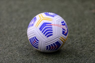 Milano, İtalya. 19 Eylül 2020. Dostça bir maç. Fc Internazionale, Pisa Uc 'a karşı. FC Internazionale ile Pisa Sc arasındaki dostluk maçında sahada Serie A Nike uçuş resmi topları görülüyor. - Evet. Fc Internazionale 7-0 kazandı. 