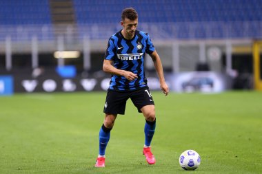 Milano, İtalya. 19 Eylül 2020. Dostça bir maç. Fc Internazionale, Pisa Uc 'a karşı. FC Internazionale ile Pisa Sc arasında oynanan dostluk karşılaşmasında FC Internazionale 'den İvan Perisiç.