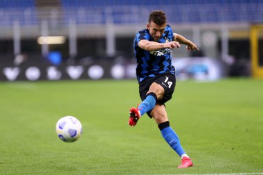 Milano, İtalya. 19 Eylül 2020. Dostça bir maç. Fc Internazionale, Pisa Uc 'a karşı. FC Internazionale ile Pisa Sc arasında oynanan dostluk karşılaşmasında FC Internazionale 'den İvan Perisiç.