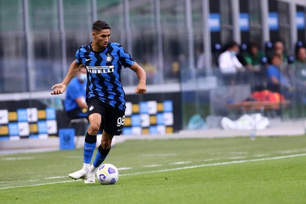 Milano Italia September 2020 Friendly Match Internazionale Pisa Achraf Hakimi — Stok Foto