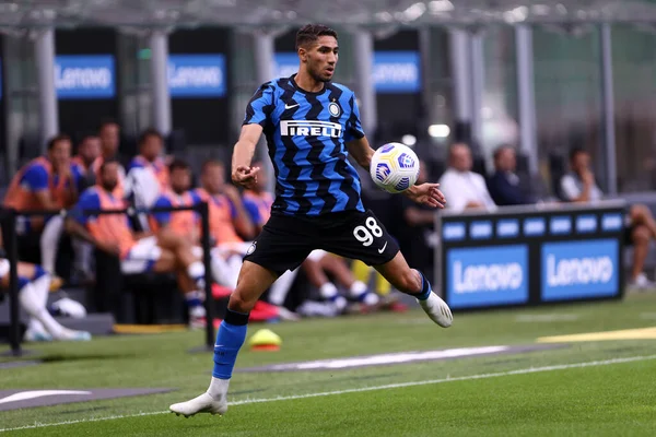 Milano Italia Septiembre 2020 Partido Amistoso Internazionale Pisa Achraf Hakimi —  Fotos de Stock