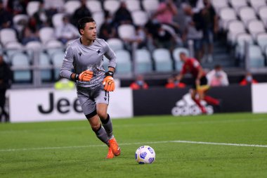 Torino, İtalya. 20 Eylül 2020. Uc Sampdoria 'dan İtalyan Serie A. Emil Audero, Juventus Fc ve Uc Sampdoria arasında oynanan Serie A karşılaşmasında görev aldı..   