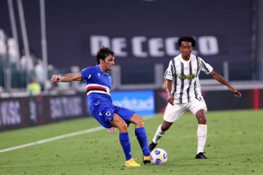 Torino, İtalya. 20 Eylül 2020. Uc Sampdoria takımından İtalyan Serie A. Tommaso Augello, Juventus Fc ve Uc Sampdoria arasında oynanan Serie A karşılaşmasında görev aldı..   