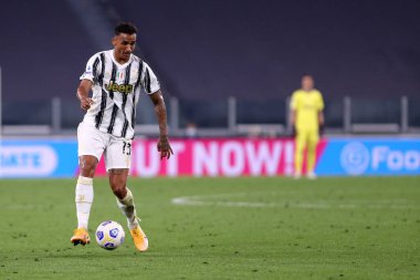 Torino, İtalya. 20 Eylül 2020. Juventus FC 'den İtalyan Serie A. Danilo, Juventus Fc ve Uc Sampdoria arasında oynanan Serie A maçı sırasında hareket halindedir..   