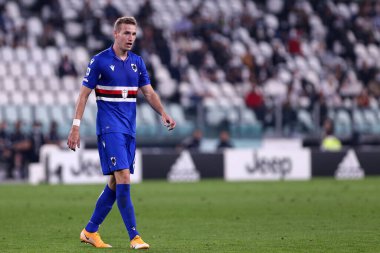 Torino, İtalya. 20 Eylül 2020. Serie A. Jakub Jankto, Juventus Fc ve Uc Sampdoria arasında oynanan Serie A karşılaşmasında Uc Sampdoria takımından..   