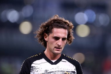 Torino, İtalya. 20 Eylül 2020. Juventus FC 'den İtalyan Serie A. Adrien Rabiot, Juventus Fc ve Uc Sampdoria arasında oynanan Serie A karşılaşmasında.   