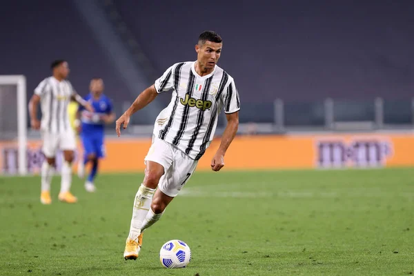 Torino Italia Settembre 2020 Serie Cristiano Ronaldo Della Juventus Durante — Foto Stock