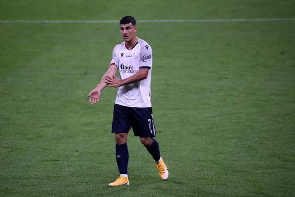 Milano, Italy. 21th September 2020. Italian Serie A. Riccardo Orsolini of Bologna Fc in action during the Serie A match  between Ac Milan and Bologna Fc.    Ac Milan wins 2-0 over Bologna Fc.
