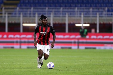 Milano, İtalya. 24 Eylül 2020. Uefa Avrupa Ligi. Ac Milan 'dan Franck Kessie UEFA Avrupa Ligi' nde Ac Milan ile Fotballklubben Bodo / Glimt arasında oynanan üçüncü ön eleme karşılaşmasında.  