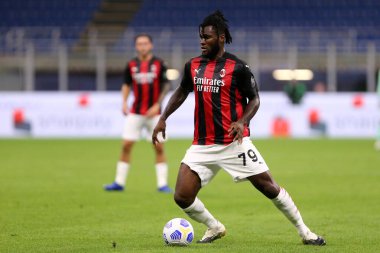Milano, İtalya. 24 Eylül 2020. Uefa Avrupa Ligi. Ac Milan 'dan Franck Kessie UEFA Avrupa Ligi' nde Ac Milan ile Fotballklubben Bodo / Glimt arasında oynanan üçüncü ön eleme karşılaşmasında.  