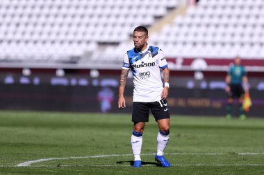 Torino, İtalya. 26 Eylül 2020. Serie A karşılaşmasında Atalanta Bergamasca Calcio 'dan Alejandro Gomez Torino Fc ve Atalanta Calcio arasında oynanan karşılaşmada.