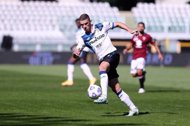 Torino, İtalya. 26 Eylül 2020. Torino Fc ve Atalanta Calcio arasında oynanan Serie A karşılaşmasında Atalanta Bergamasca Calcio 'dan Robin Gosens.