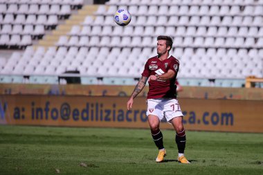Torino, İtalya. 26 Eylül 2020. Torino FC takımından Karol Linetty, Torino Fc ve Atalanta Calcio arasındaki A serisi maçında. 