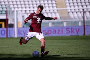 Torino, İtalya. 26 Eylül 2020. Torino Fc ile Atalanta Calcio arasındaki Serie A maçı sırasında Torino FC 'den Mergim Vojvoda. 