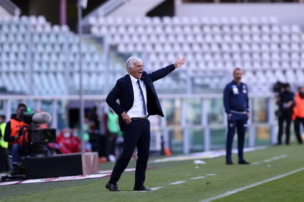 Torino Italië September 2020 Gian Piero Gasperini Hoofdtrainer Atalanta Bergamasca — Stockfoto