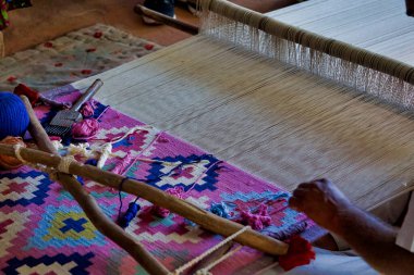 Hindistan 'da halı dokuması