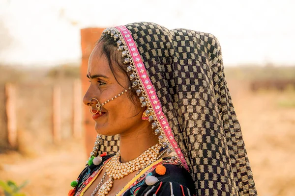 Albalia Danseuse Folklorique Rajasthan — Photo