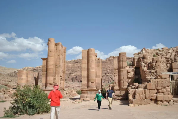 Journey Petra Old City — Stockfoto