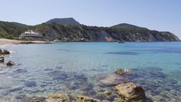 Plage d'Ibiza. Cala Dhort plage et Es Vedra situé dans le sud de l'île d'Ibiza .