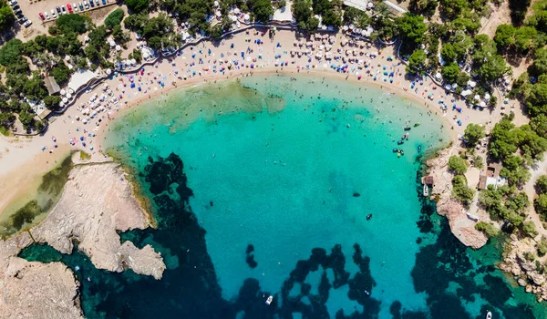 Cala Bassa Beach Ibiza Spain — Stock Photo, Image