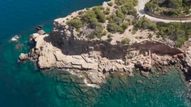 Punta Galera ve Cala Saladeta plajı, İbiza.