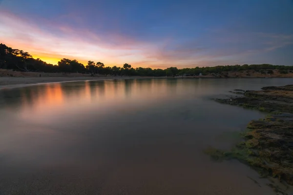 Cala Bassa Günbatımı, İbiza.
