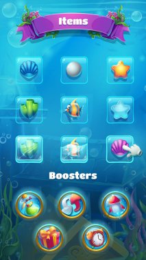 Vektör çizim öğeleri oyun alanı. Orijinal video veya web Oyunlar, grafik tasarım, ekran koruyucular oluşturmak için parlak görüntü.