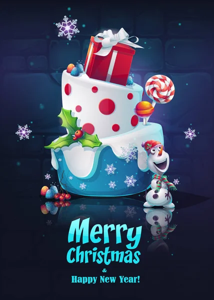 Conjunto Festivo Feliz Natal Imagem Brilhante Para Criar Jogos Originais — Vetor de Stock