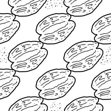 Kalıplar Ceviz 2. Kusursuz vektör arkaplanı