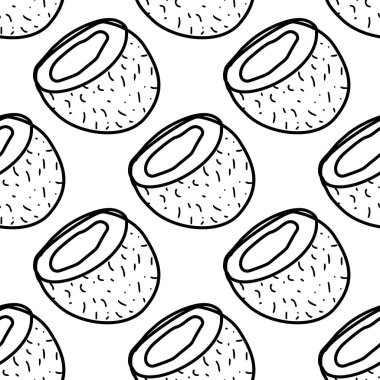 Kalıplar Hindistan cevizi. Kusursuz arkaplan