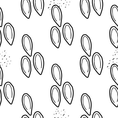 Kalıp Mandle. Kusursuz tohumlar ve fındık arkaplanı