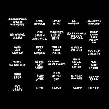 El çizimi pozitif harf alıntısı. Tasarımlarınız için eşsiz motivasyon vektörü posterleri. Tişörtler, çantalar, posterler, davetiyeler.