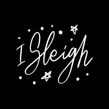 El çizimi harf şablonu çizerek etrafta resimlerle kızak yapıyorum. Benzersiz vektör betiği poster diyor. Özel.