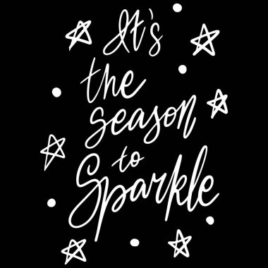 El çizimi şablonlar etrafta çizimlerle parıldamanın tam zamanı. Benzersiz vektör betiği poster diyor. Özel.