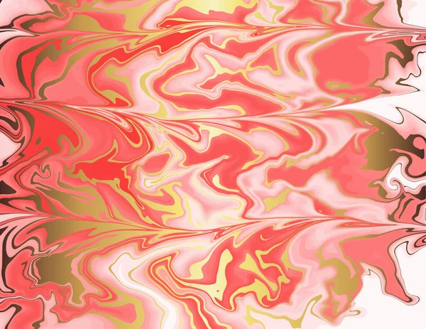 Зимние Праздники Золотой Мрамор Абстрактный Шаблон Шаблона Современные Белые Красные — стоковый вектор