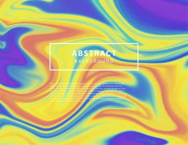 Vector Abstracto Unicornio Holográfico Iridiscente Pattern Colorful Degradado Fondo Moderno — Vector de stock