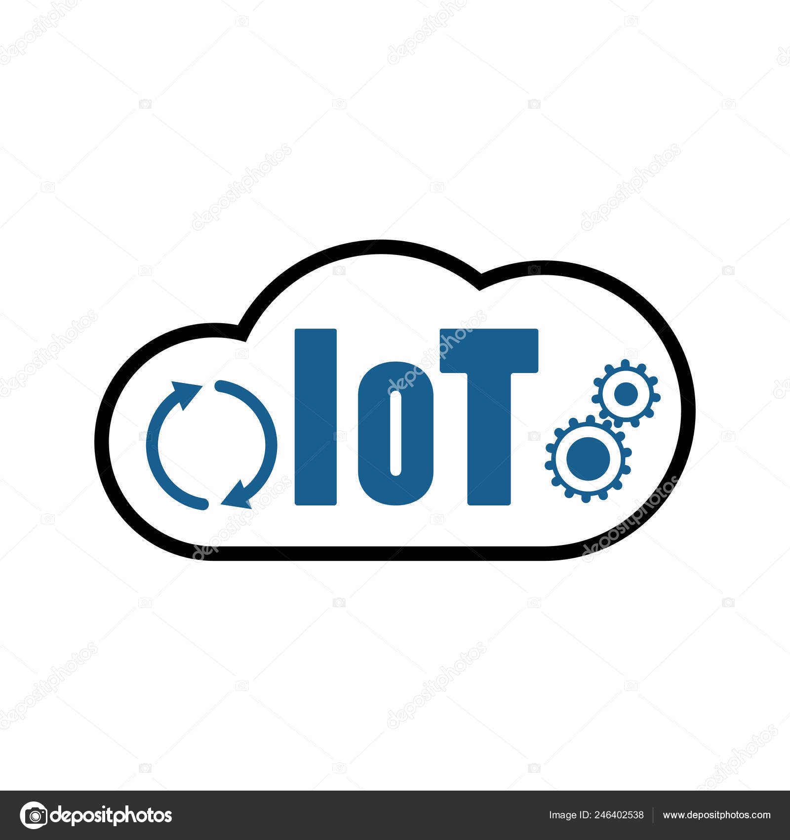 Cloud Iot Internet Of Things Icon Vector Image By C Ikuvshinov Vector Stock