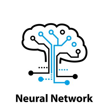 Neural ağ kavramı. Hücreleri bağlantıları ile bağlı. Yüksek teknoloji işlemi. Derin öğrenme.